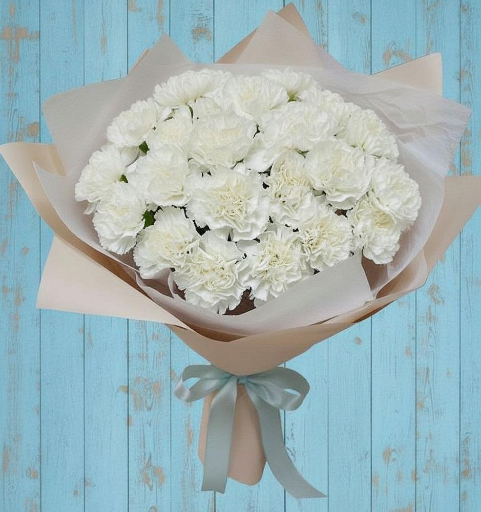 Букет цветов из: Гвоздики в Учкекен