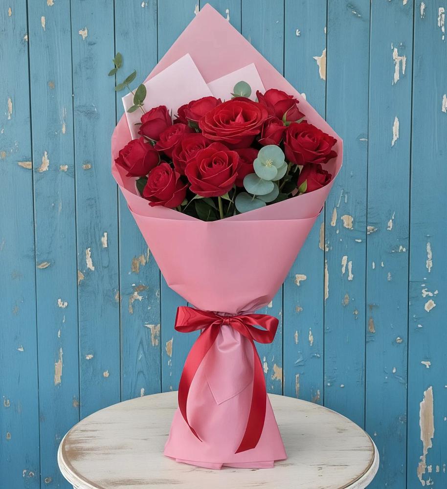 Букет цветов из: Розы в Учкекен