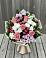 Букет цветов из: Альстромерии, Гвоздики, Розы и Хризантемы в Учкекен