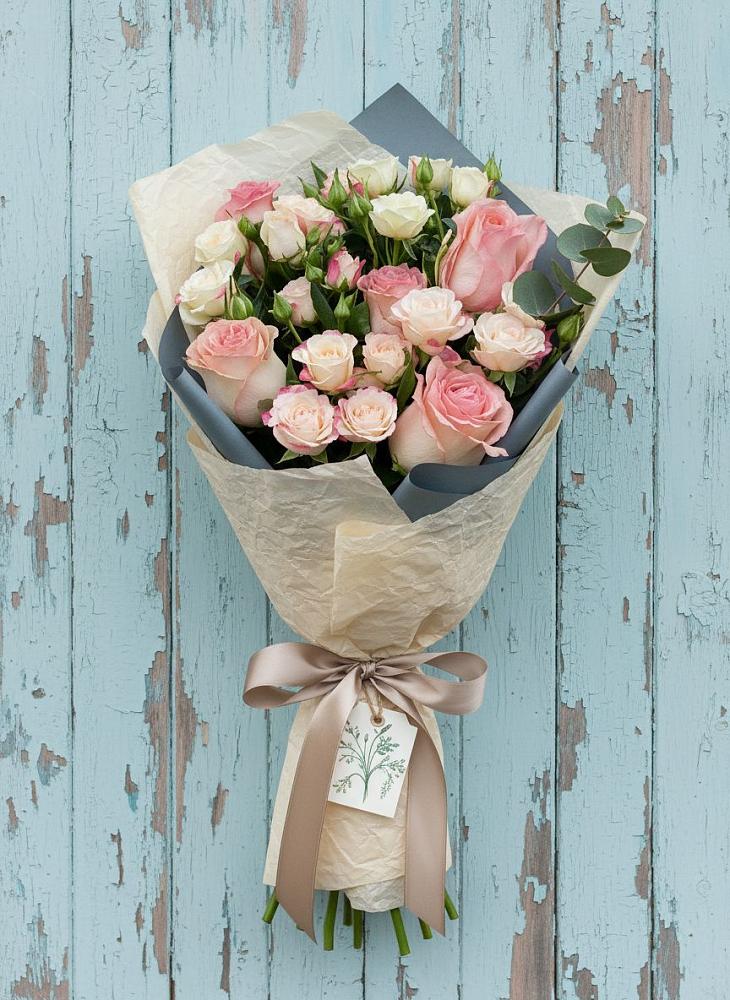 Букет цветов из: Розы в Учкекен