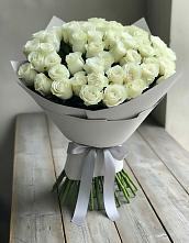 Букет 35 Белых роз в Учкекен