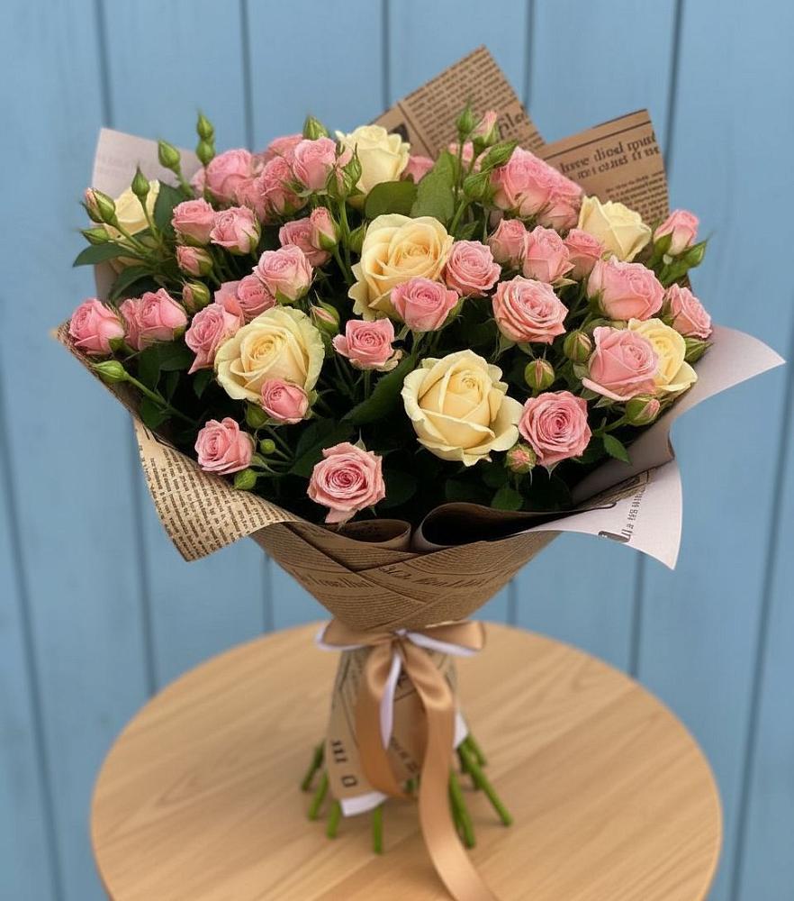 Букет цветов из: Розы в Учкекен