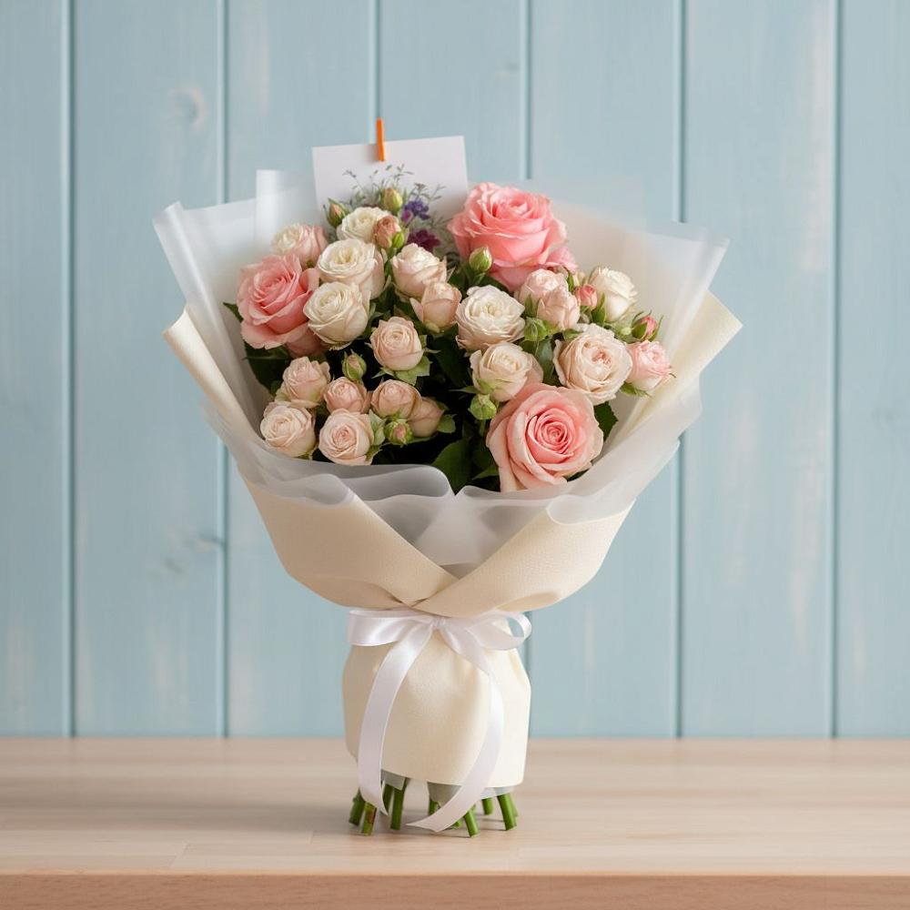 Букет цветов из: Розы в Учкекен