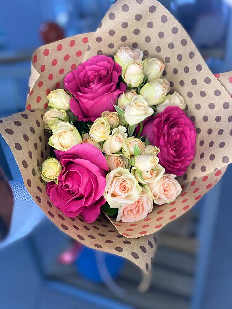 Букет цветов из: Розы в Учкекен