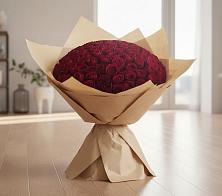 Букет 101 Красная роза в Учкекен