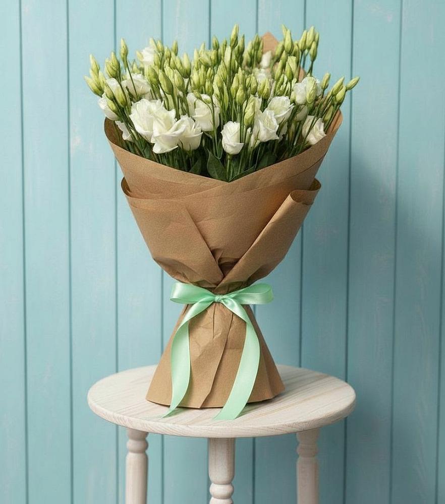 Букет цветов из: Лизиантусы в Учкекен