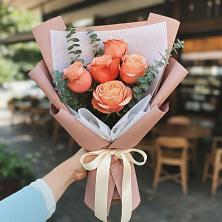 Букет цветов из:  Розы в Учкекен