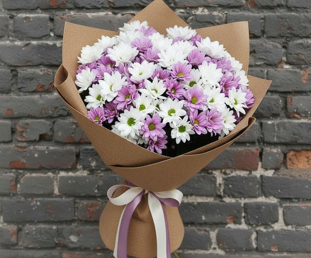 Букет цветов из: Хризантемы в Учкекен