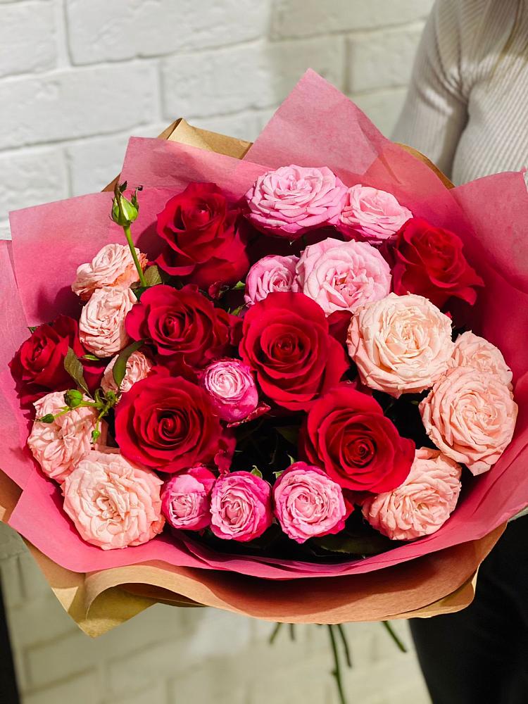 Букет цветов из: Розы в Учкекен