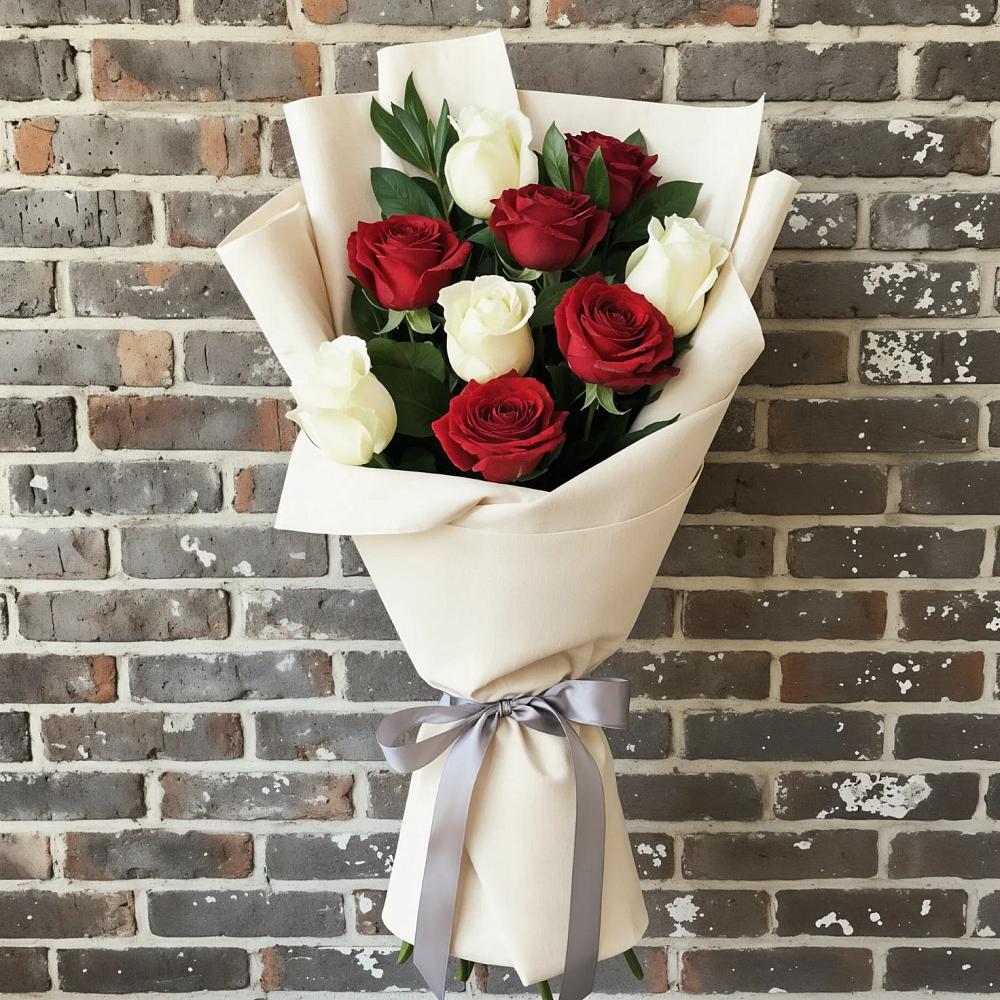 Букет цветов из: Розы в Учкекен