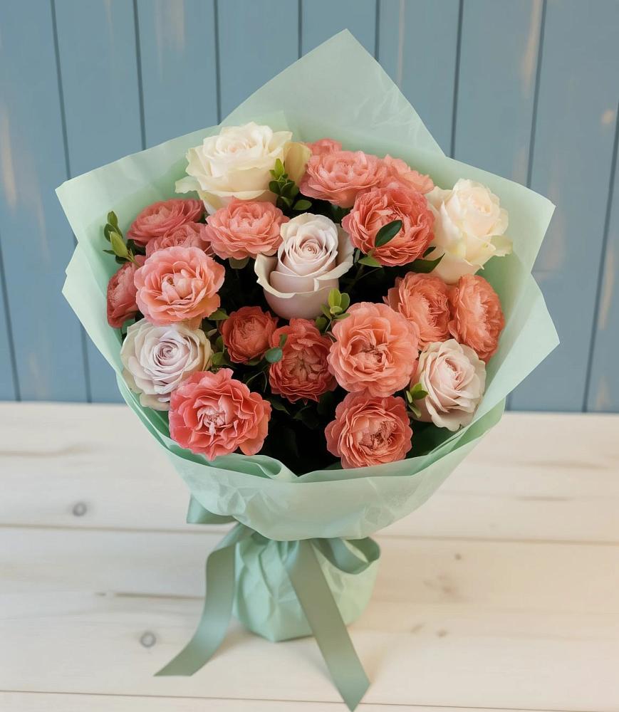 Букет цветов из: Розы в Учкекен