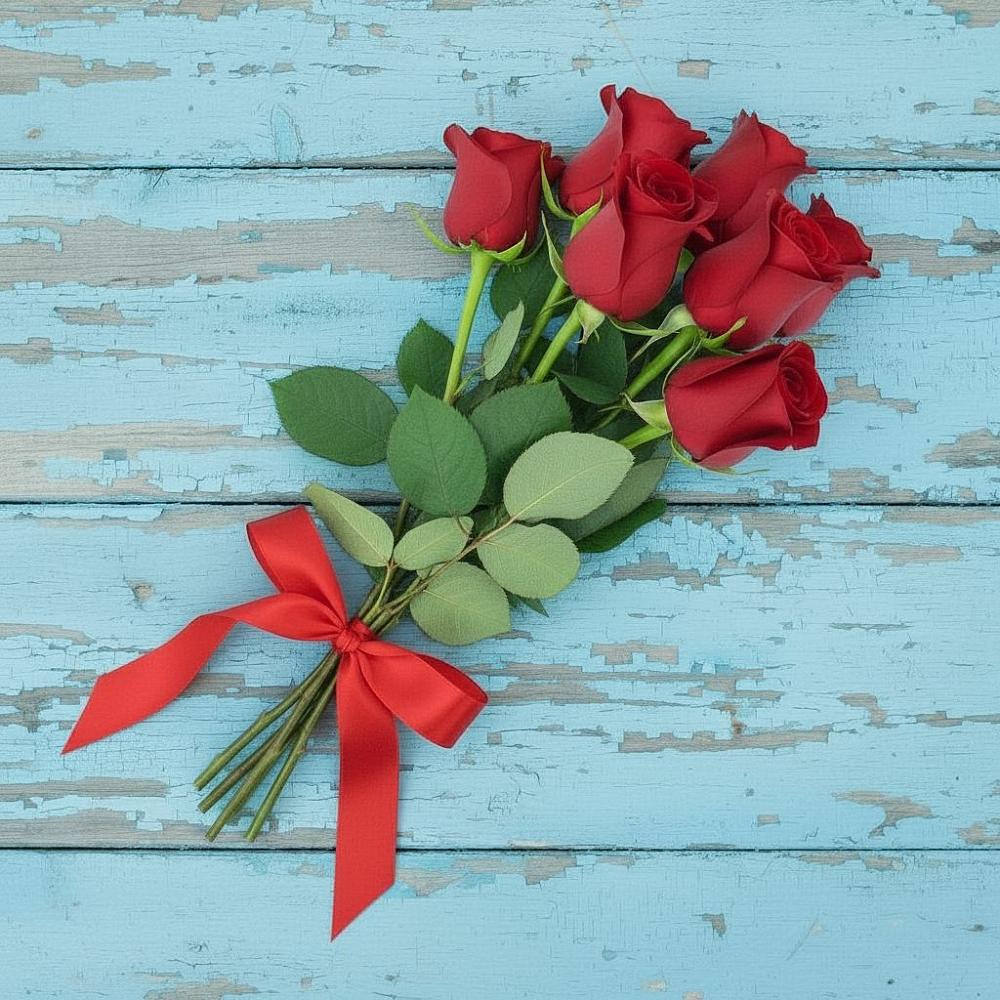 Букет Красные розы в Учкекен