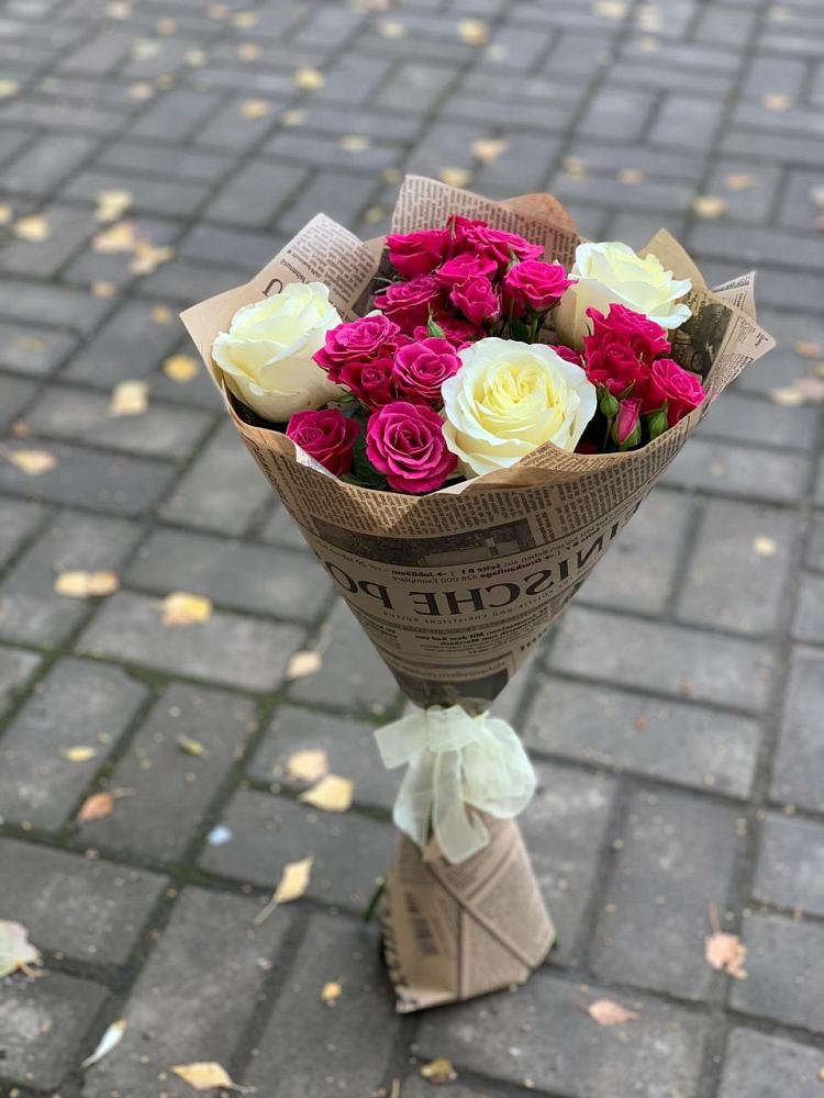 Букет цветов из: Розы в Учкекен