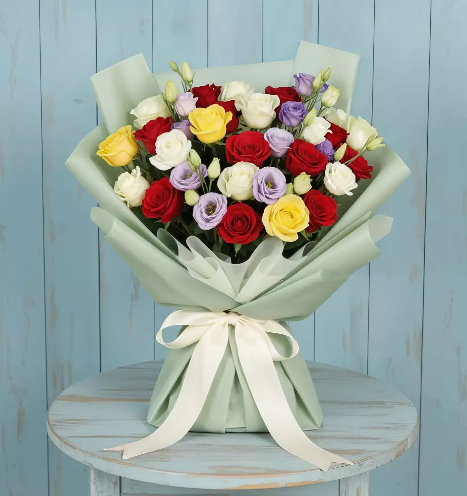 Букет цветов из: Розы в Учкекен