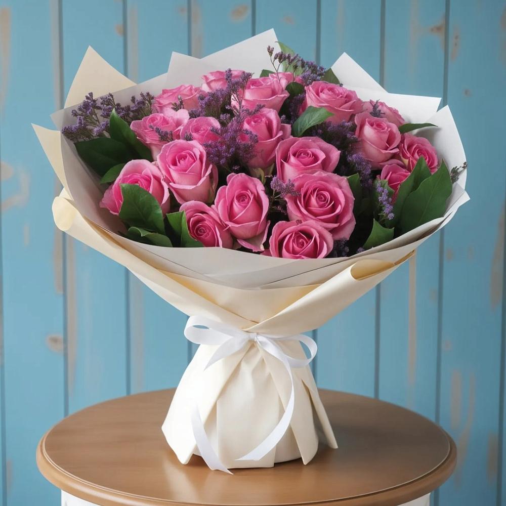 Букет цветов из: Розы в Учкекен