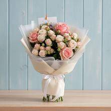 Букет цветов из:  Розы в Учкекен
